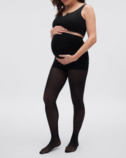 Classic Maternity Semi-Sheer Rip-Resist Tights