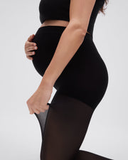 Classic Maternity Semi-Sheer Rip-Resist Tights