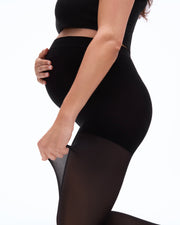 Classic Maternity Semi-Sheer Rip-Resist Tights