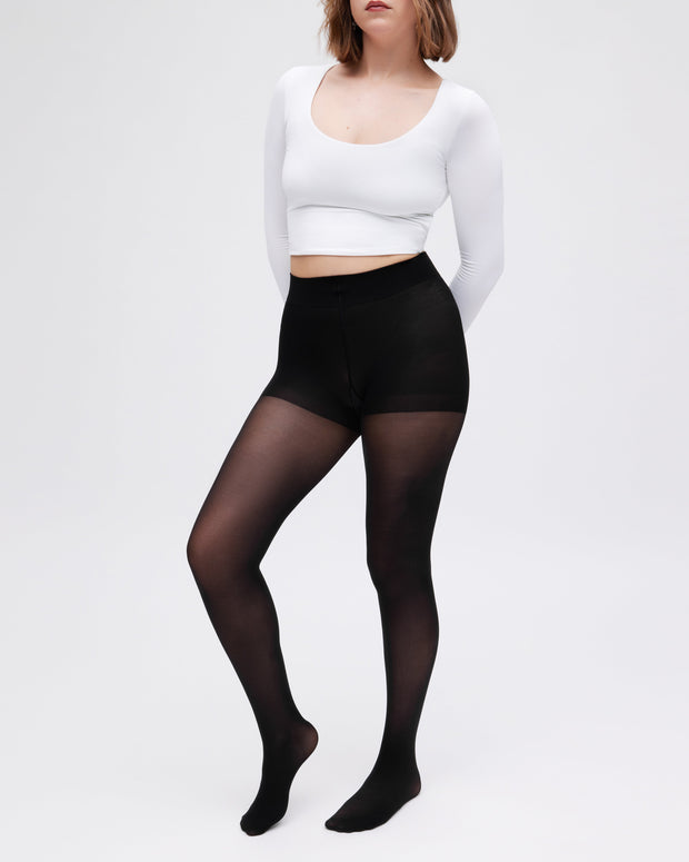Classic Control Top Sheer Rip-Resist Tights